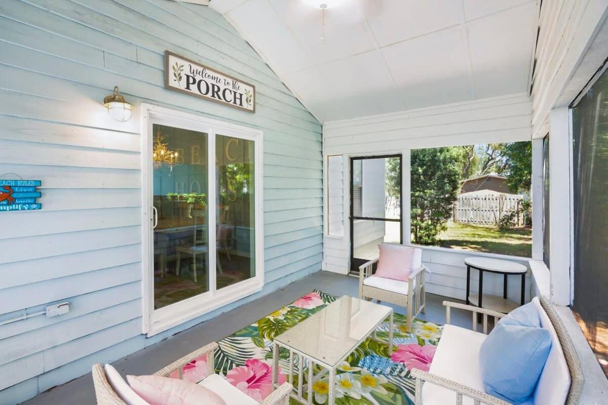 The St Augusdream Renovated Beach House Sleeps 8 Walk To Beach St. Augustine Exterior foto